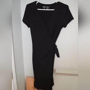Pact Cotton Wrap Dress